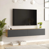 Meuble TV ECLYPSE flottant - Intérieur moderne minimaliste